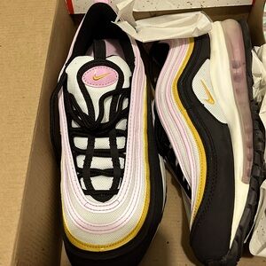 Nike Air Max 97 (GS) Black/Pink/White/Yellow